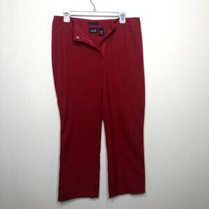 Hillard & Hanson Red Stretch Slacks Size 12